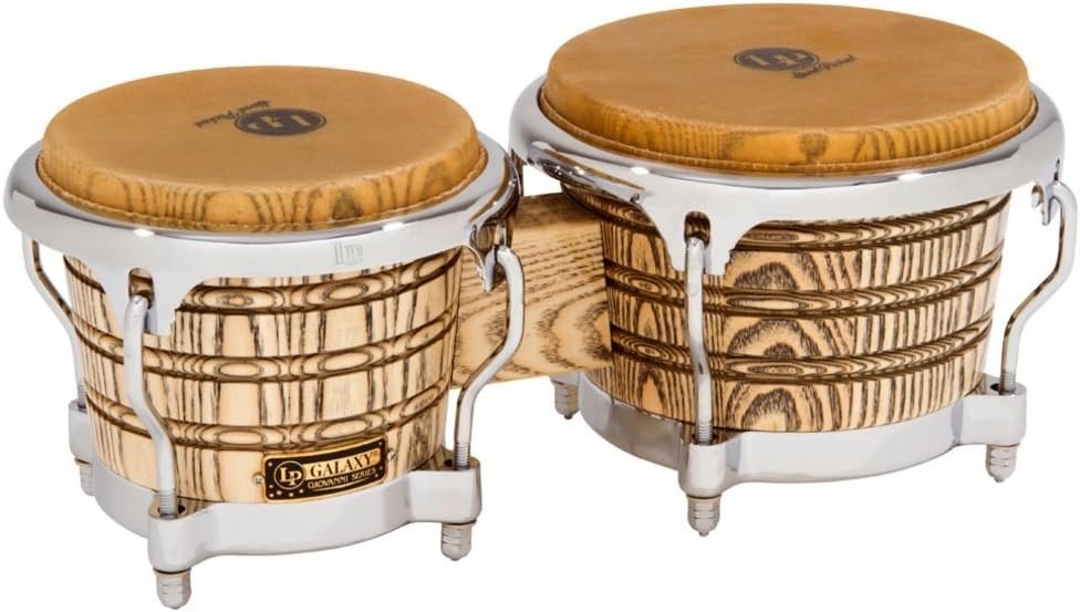 Natural/Chrome Bongos Y9886