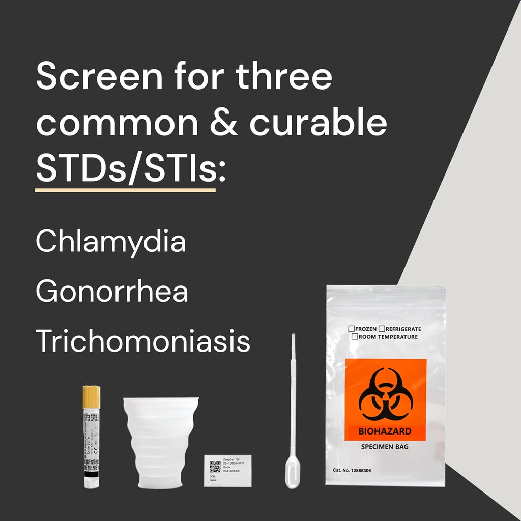 STD Test Kit for Chlamydia, Gonorrhea, and Trichomoniasis F5821