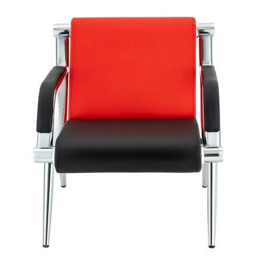 2PCS PU Leather Guest Chair Q74044