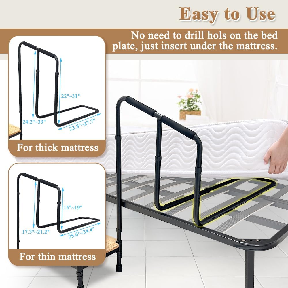 Bed Step Stool with Handle W8795