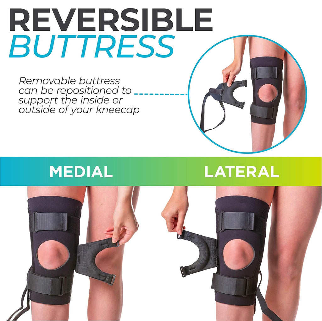 J Patella Knee Brace with Support Straps, 3XL, Pack of 2 N874320