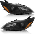 Headlight Assembly Chrome Housing Driver and Passenger Side H257