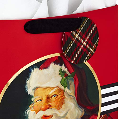 Christmas Gift Bag Assortment, 8 Bags Red and Green M898