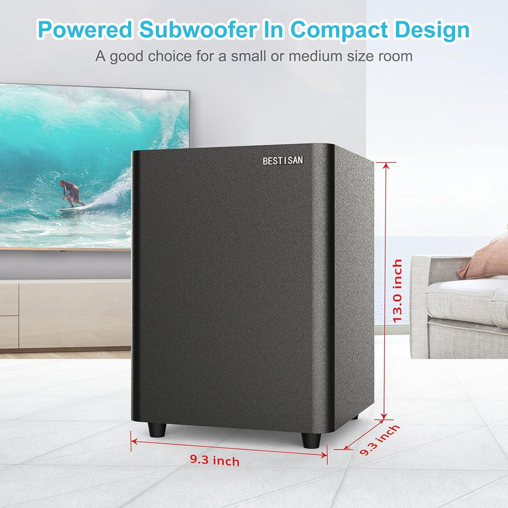 Powered Subwoofer, Black H3895