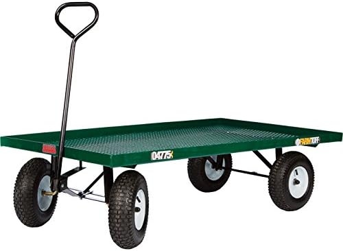 Steel Flatbed Garden Wagon, 800-Lb. Capacity, 60in.L x 36in.W U3483