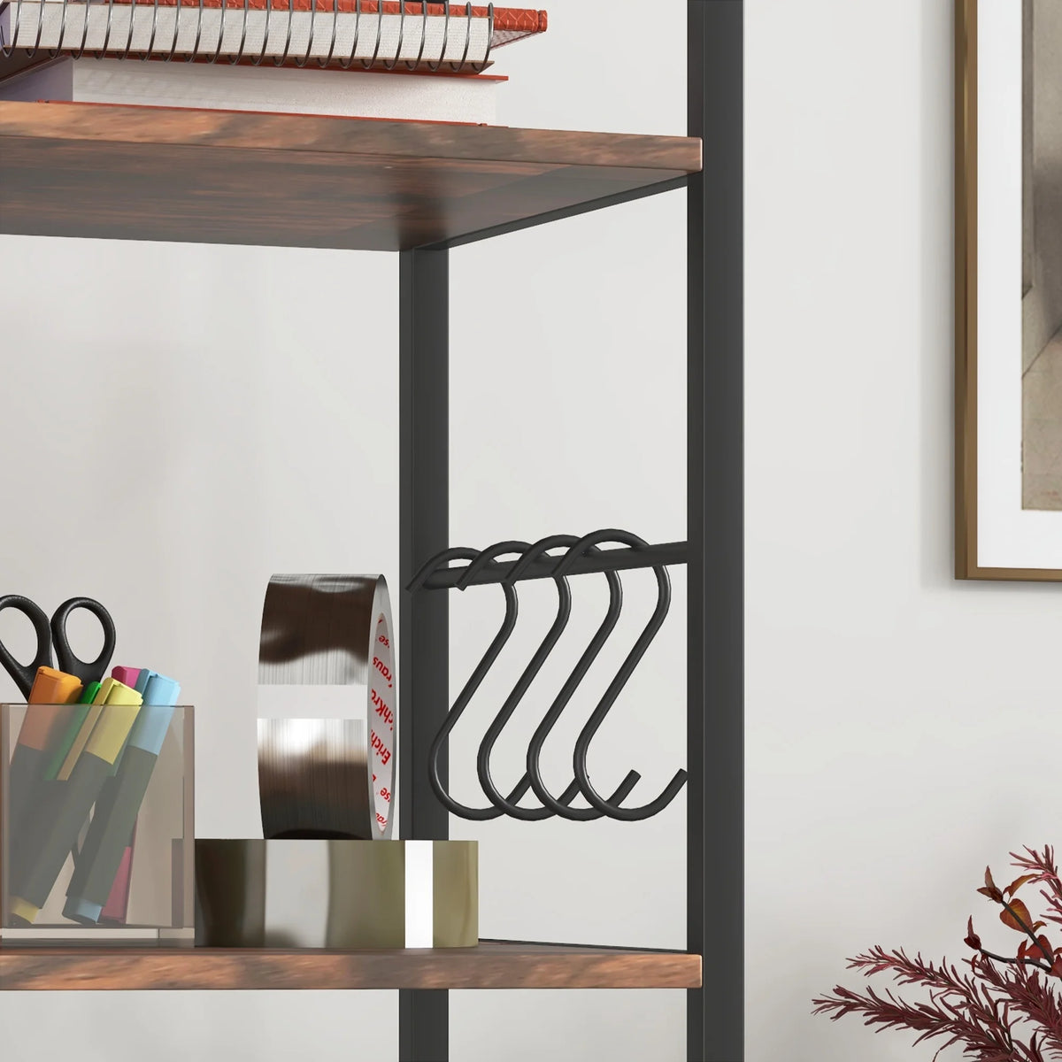 2 Drawer Mobile File Cabinet with Lock & Hanging Bar R175