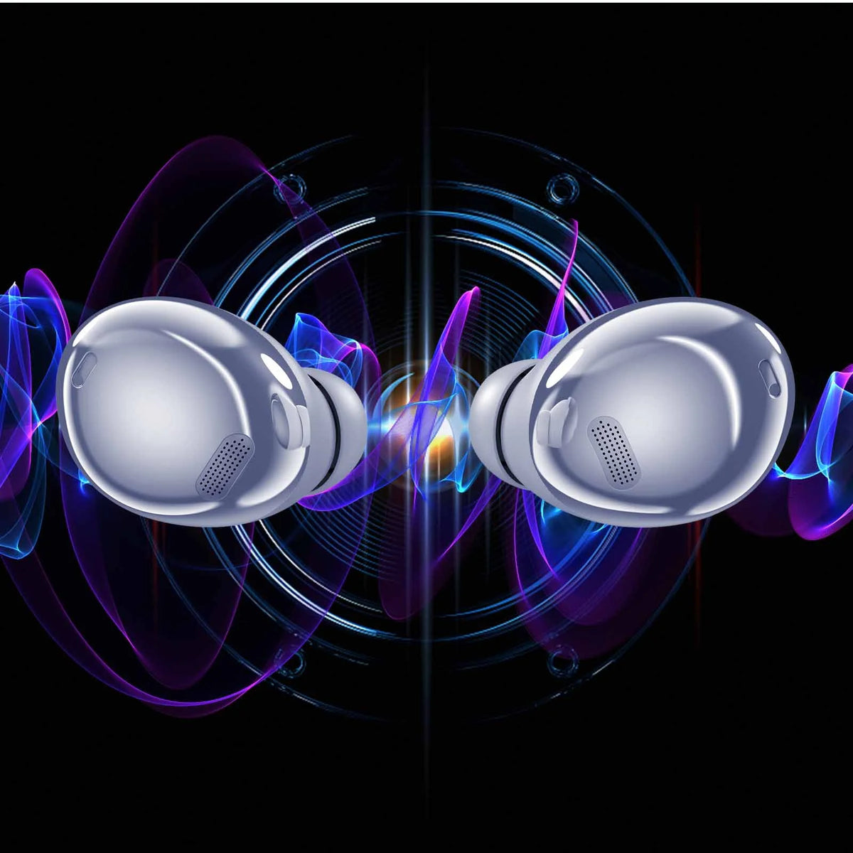 Purple True Wireless Earbuds with Active Noise Cancelling A915