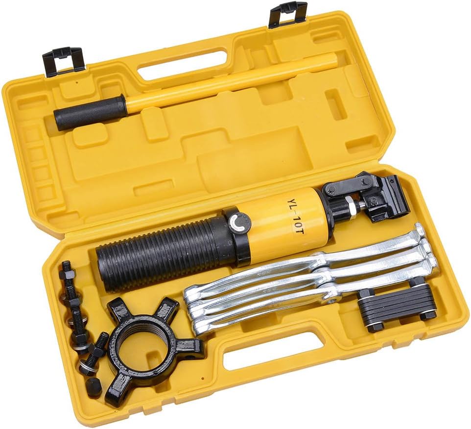 3-Jaw Hydraulic Gear Puller Set 10 Ton with Case H638890