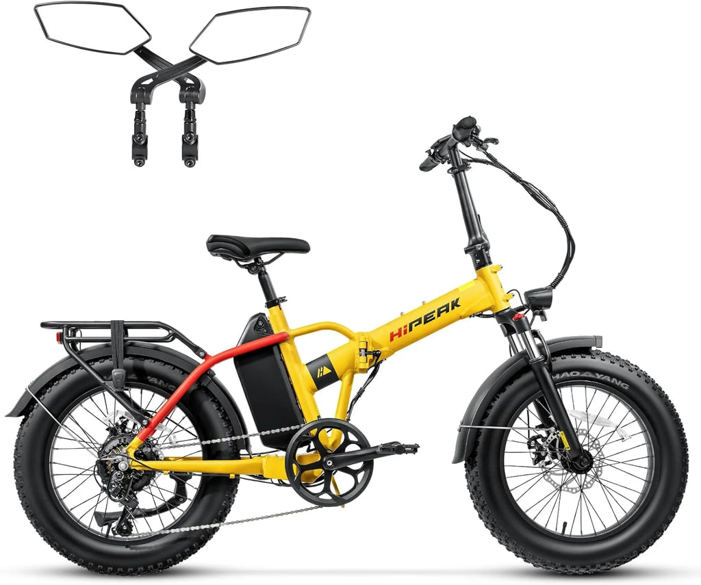 750W Folding Electric Bike 48V 15Ah Fat Tire J352
