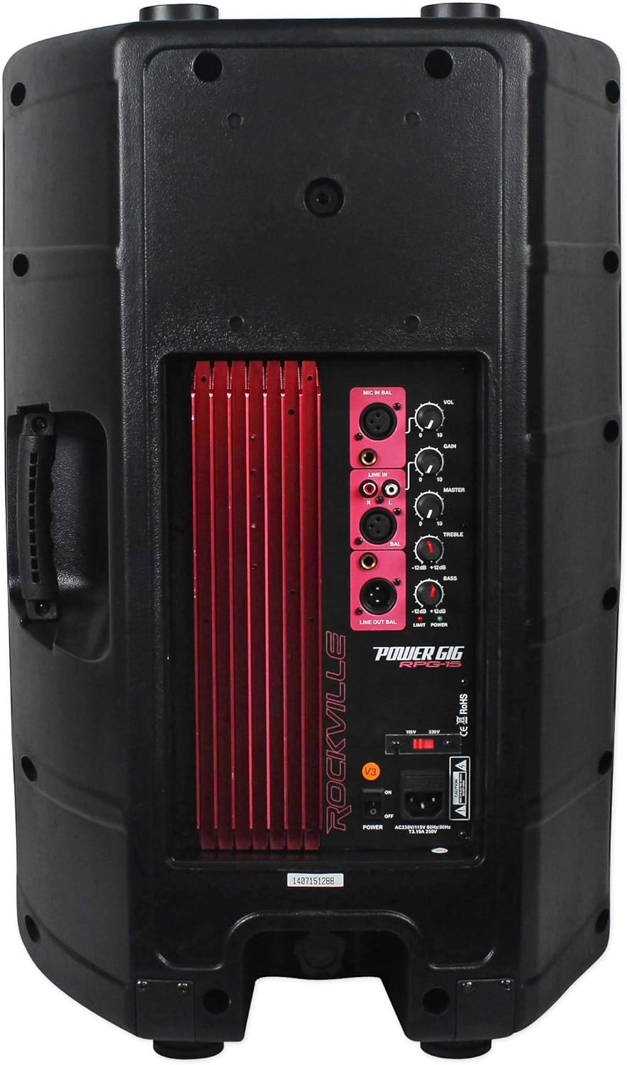 15" Powered Active 2-Way DJ PA Speakers W356625