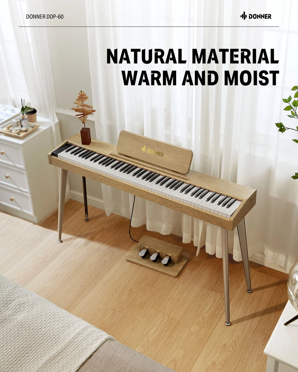 88 Key Digital Piano with Speakers T637