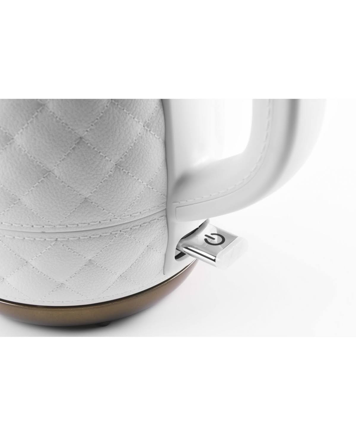 White 1.2L Stainless Steel Electric Water Kettle E980