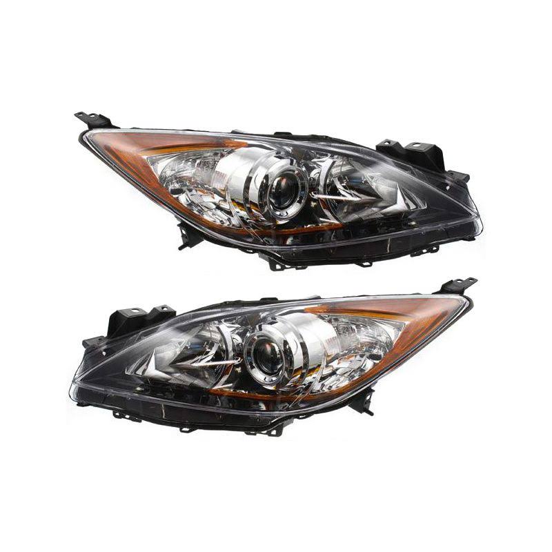 2010 Mazda 3 Headlight Clear Lens J517091