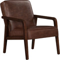 Dark Brown Upholstered Accent Chair Z319