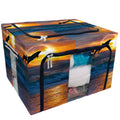 Storage Bag Clear Window Storage Bins Boxes Organizer With Steel Metal Frame W950440