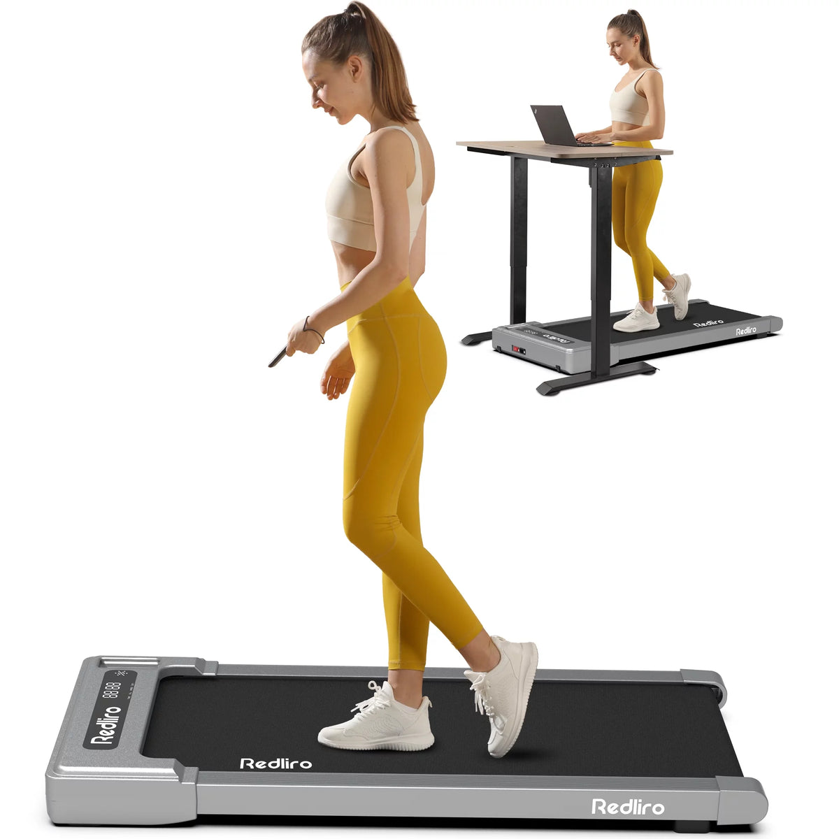 White 2.25HP Walking Pad Treadmill W808477