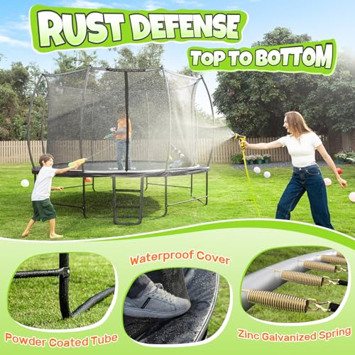 8FT Recreational Trampoline with Enclosure R73764