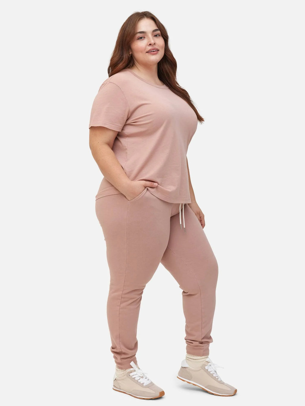 Organic Terry Classic Jogger Rose / 3X V514