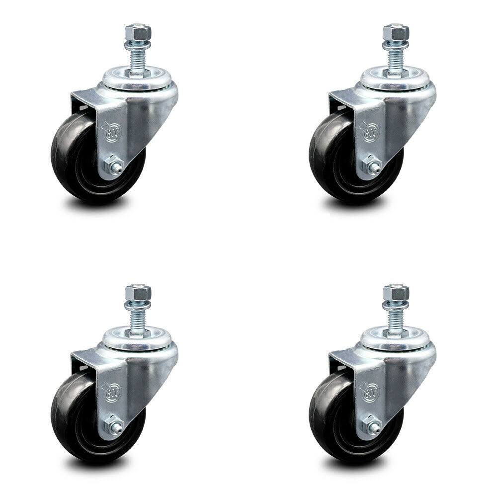 Swivel Caster Set of 4 with 3.5x22 Wheels S2963
