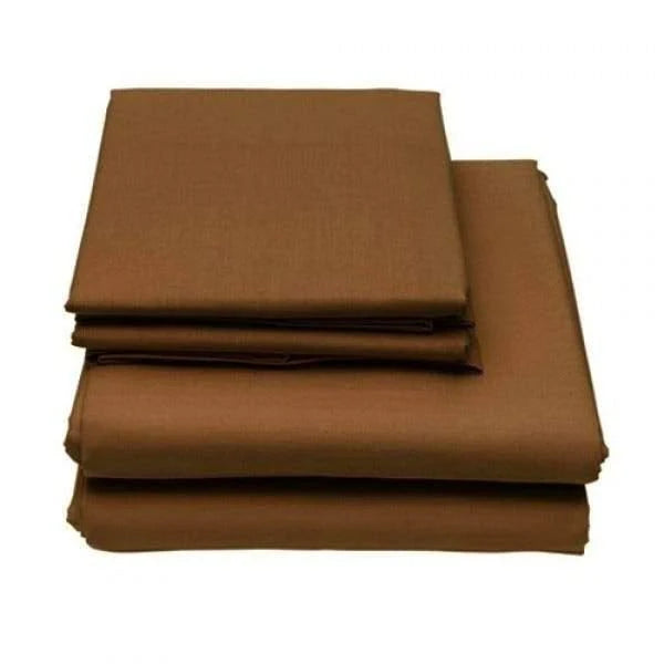 6-Piece Set Deep Pocket Bed Sheets Eggplant California King I79445