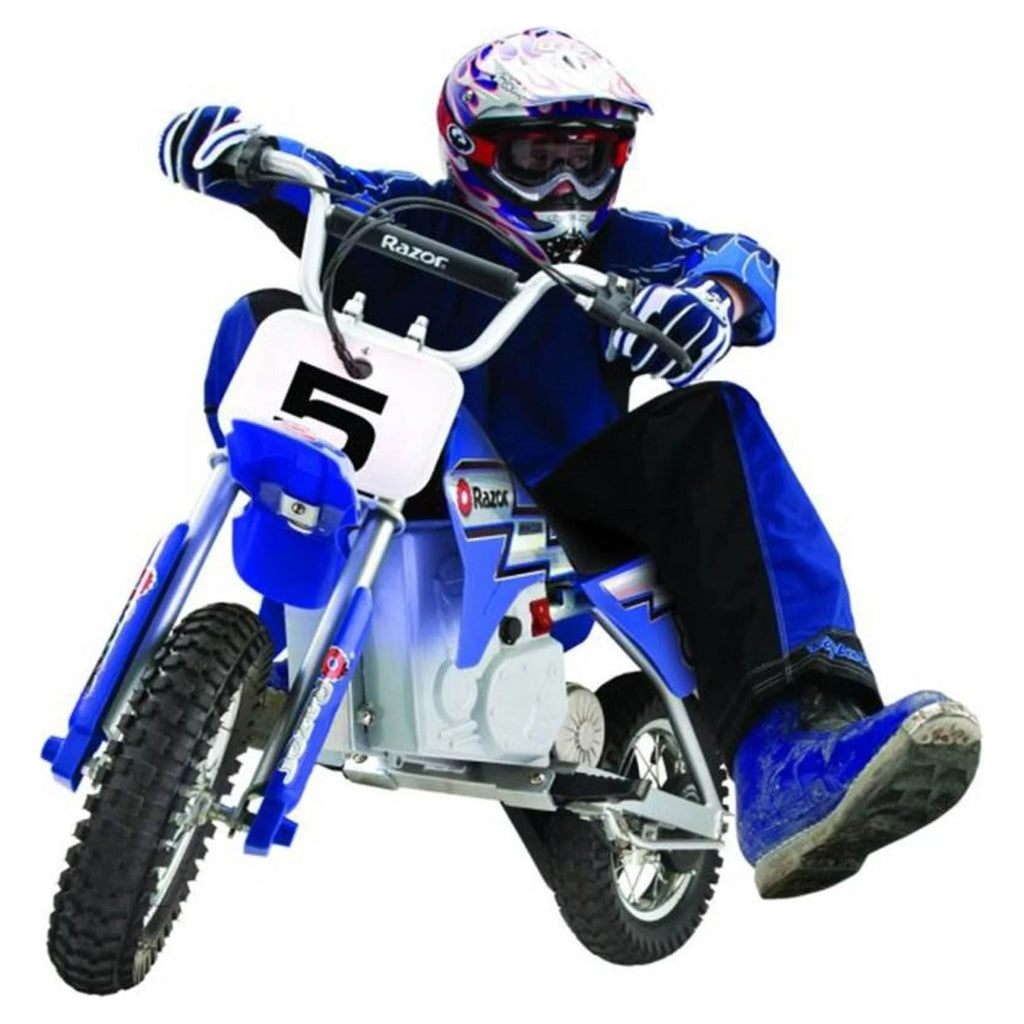 Blue 24V Miniature Electric Dirt Bike Z545