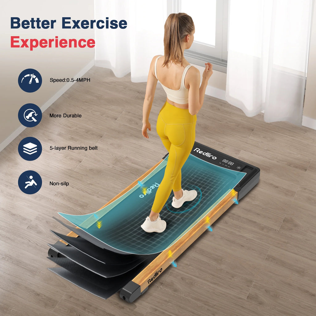 White 2.25HP Walking Pad Treadmill W808477