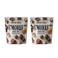 18oz Bag 2 Pack Milk Chocolate Covered Mini Marshmallows and Graham Cereal Snack Mix H9845