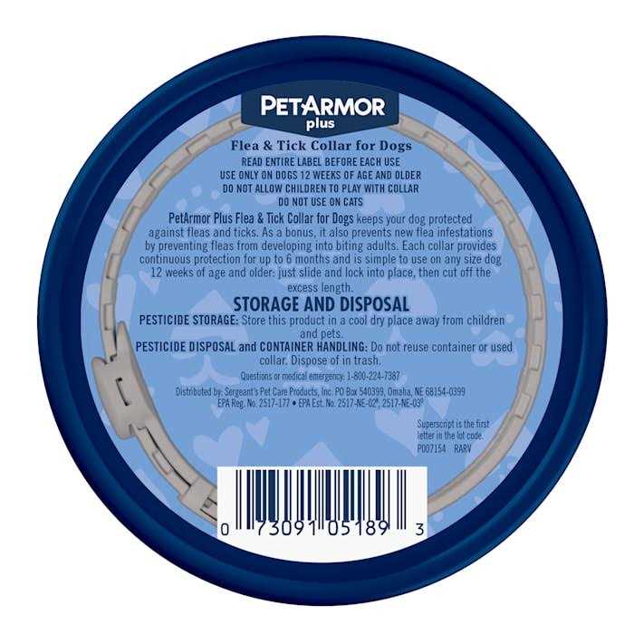 Flea & Tick Collar for Dogs D922