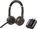 Wireless Headset with Active Noise-Cancelling Microphone and USB Adapter L979