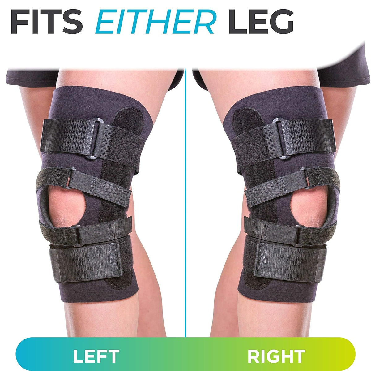J Patella Knee Brace with Support Straps, 3XL, Pack of 2 N874320