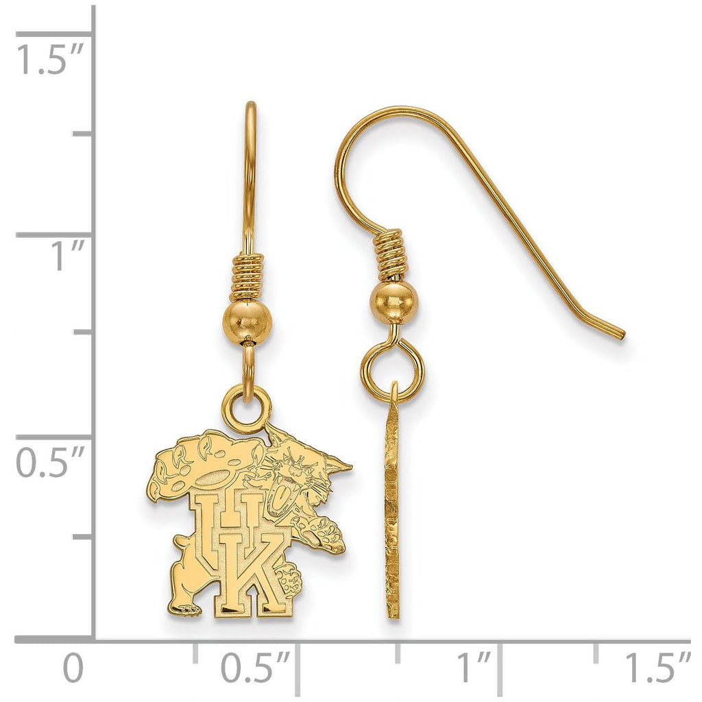 14K Gold Plated Silver Dangle Earrings P647539