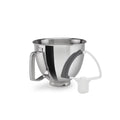 3.5-Quart Polished Stainless Steel Bowl with Flex Edge Beater Q2221