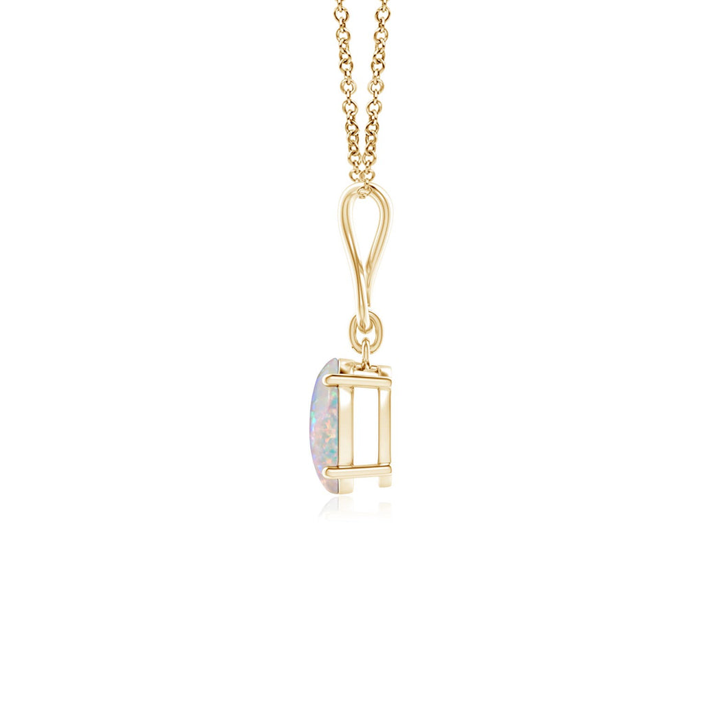 14K Yellow Gold Opal Pendant Necklace N6046