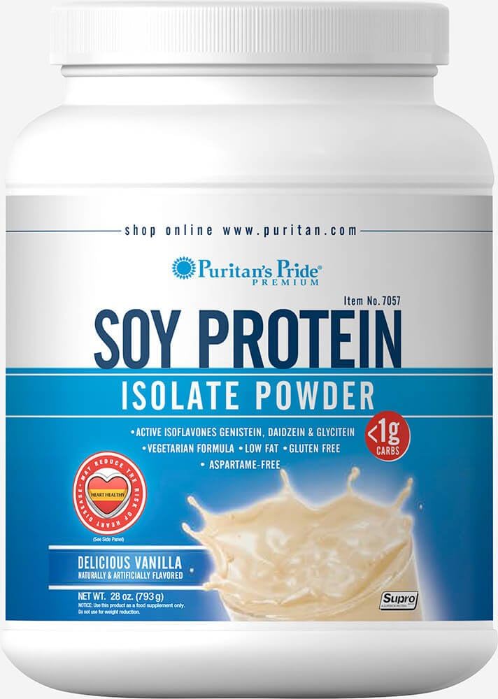 Vanilla Soy Protein Isolate Powder 28 oz U4739