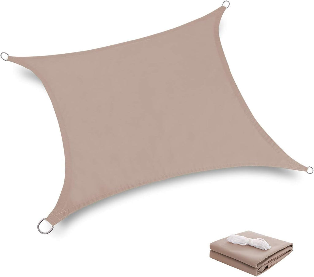 Blue Rectangle Sun Shade Sail 10' x 13' R912