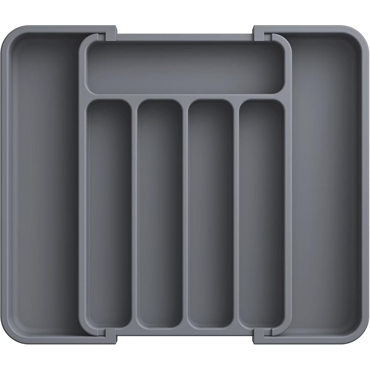 Grey Adjustable Kitchen Drawer Organizer N89482