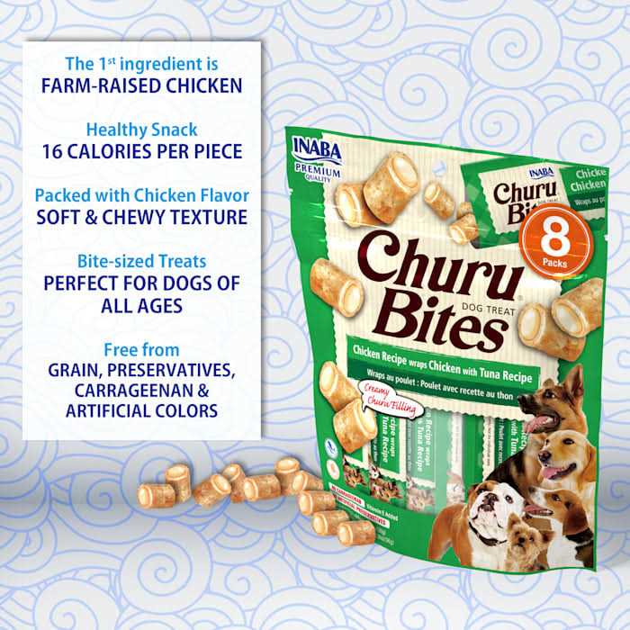 Chicken Recipe Dog Treat Wraps D310