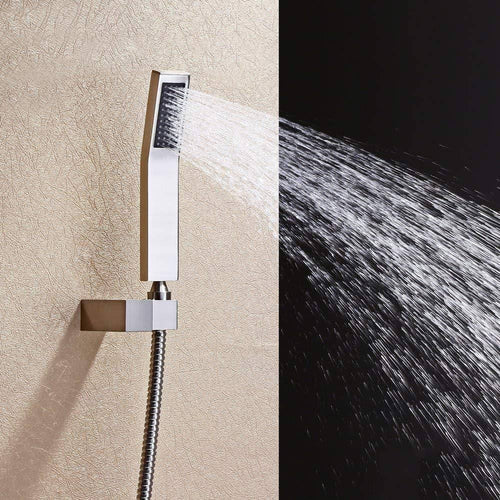 12x22 Rainfall LED Shower Set Double-Function Valve, Brass Handheld Shower Oil Rubbed Bronze G39671