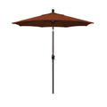 Terracotta 7.5 ft Aluminum Patio Umbrella with Olefin Fabric D157