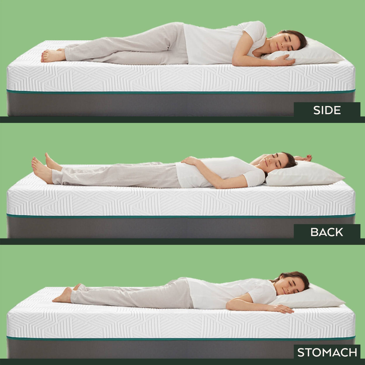Queen Gel Memory Foam Innerspring Hybrid Mattress N3286