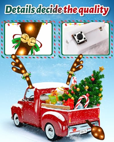Christmas Reindeer Antlers Car Decoration Kit Y59338