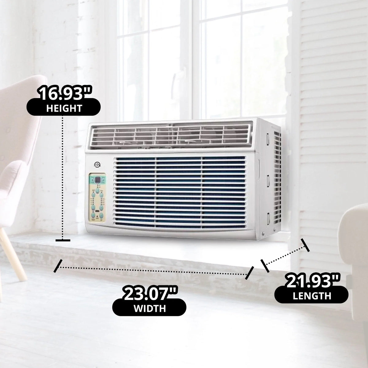 14,500 BTU Window Air Conditioner with Remote T900545