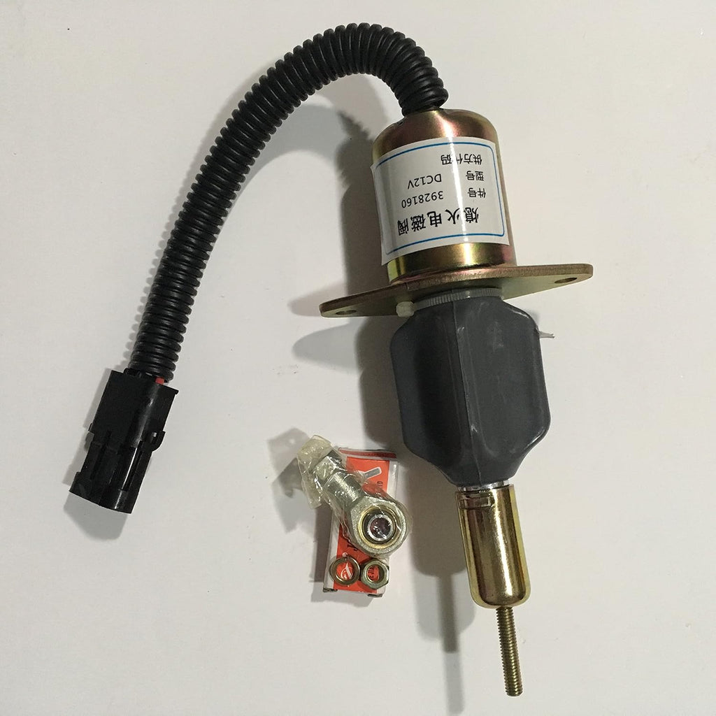 12V Shutdown Solenoid for Cummins 6CTA 8.3L Engine, Pack of 2 N5083