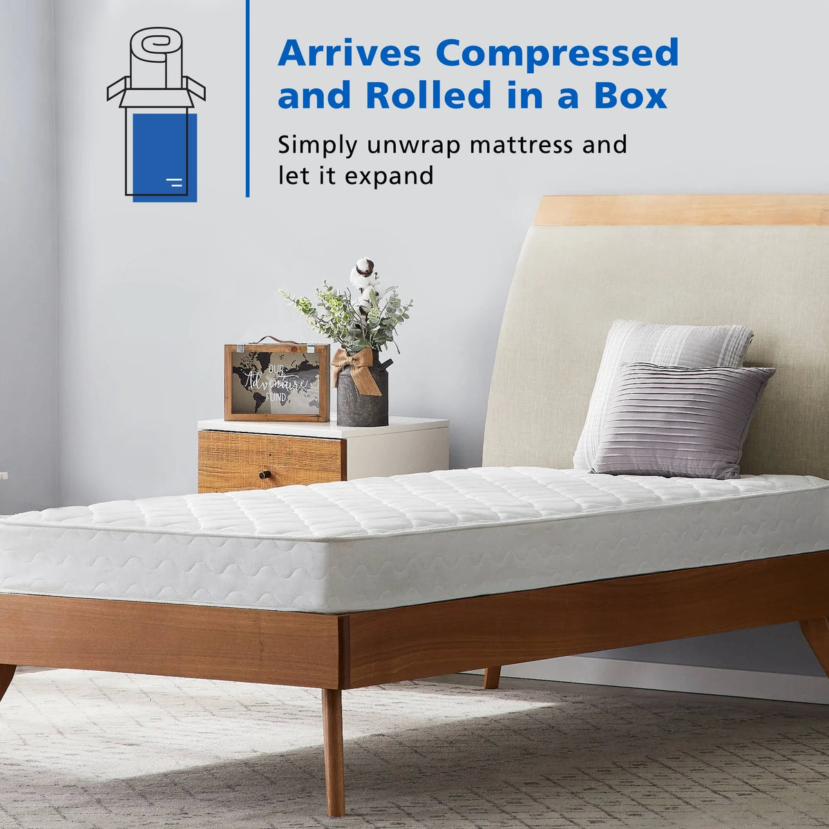 6 Innerspring Mattress, Twin A6664