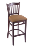 30x22 Stool with Dark Cherry Finish, Beechwood Seat W713