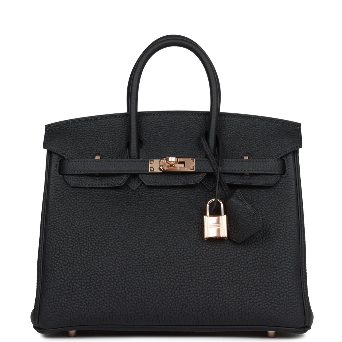 Birkin 25 Caban Togo Rose Gold Hardware D42057