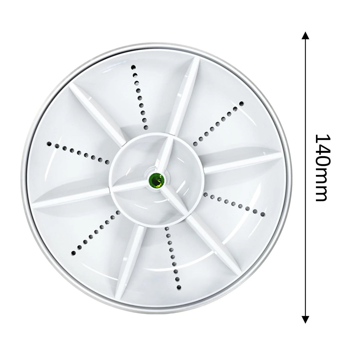 White Mini USB Dishwasher with Bucket X945672