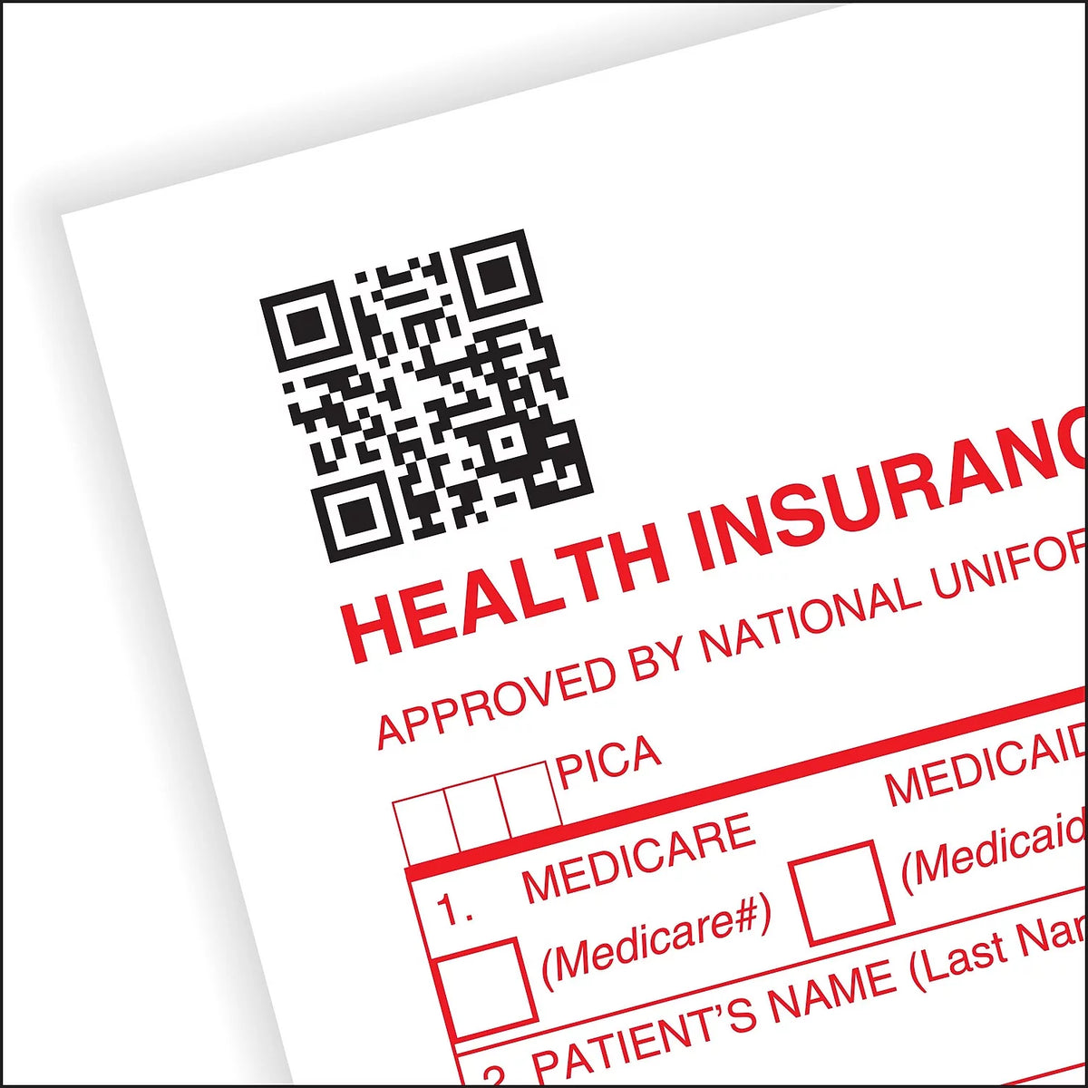 CMS-1500 Health Insurance Claim Form U59336