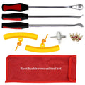 Tire Lever Set with Rim Protectors and Valve Cores K8755