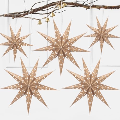 3D Paper Lantern 24 inch Hollow Star C48312